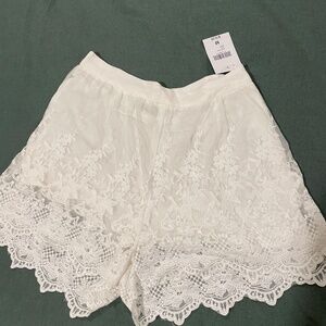 Lace Flowy Shorts